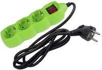 Produžni kabl sa prekidačem 3G 1.5m 3x1.0 zeleni Entac