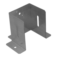 PSP 120 DX Nosač stuba površinski 121x150x2,0 mm - Slika 2