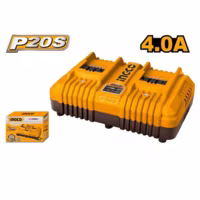 Punjač za dve baterije 2x2Ah Ingco - Slika 2