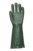 PVC rukavica 40 cm, zelena, vel. 10