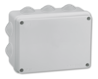 Razvodna kutija za na zid sa uvodnicom 150x110x70 siva Aling