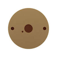 Rozetna 5510 okrugla zlatna GU10 - Slika 7