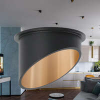 Rozetna ALFA C okrugla crno zlatna - Slika 2