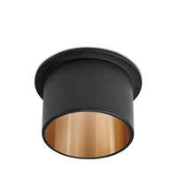 Rozetna ALFA C okrugla crno zlatna