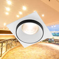 Rozetna ALFA E kvadratna belo crna - Slika 2