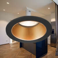 Rozetna BETA B okrugla crno zlatna - Slika 2