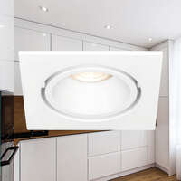 Rozetna E kvadratna bela - Slika 2