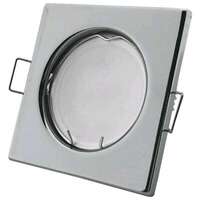 Rozetna GU10 kvadrat hrom