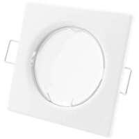 Rozetna GU10 kvadrat bela