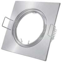 Rozetna GU10 kvadrat pokretna saten-nikl