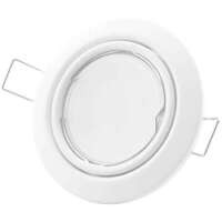 Rozetna GU10 pokretna convex bela