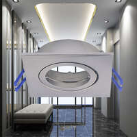 Rozetna kvadratna nikl silver - Slika 2