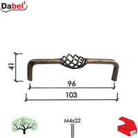 Ručica za nameštaj C45 S-CU 96MM DP1
