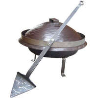 Sač kovani komplet sa tepsijom, tronošcem i mašom 50cm