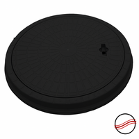 Šaht poklopac PVC fi 500 crni