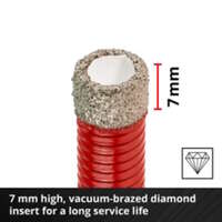 Set dijamantskih burgija M14 suvo bušenje 6-14mm M-Case 7/1 Einhell - Slika 2