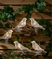 Solarna LED lampa 5 ptica Entac - Slika 2