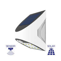 Solarna zidna svetiljka senzor 3W, 6500K, bela