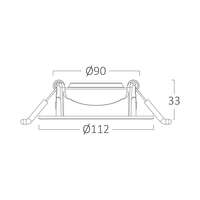 Spot svetiljka 10W 3000K okrugla bela - Slika 6