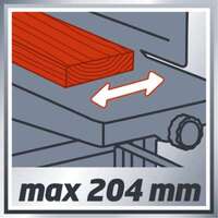 Stacionarna hoblerica 1.500W Abrihter TC-SP 204 Einhell - Slika 11