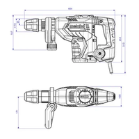 Električna štemarica SDS-max čekić MHEV 5 B Metabo - Slika 6