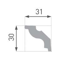 Stiropor lajsna SLU-732 (E-22) - Slika 3
