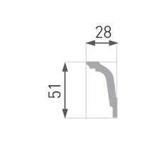 Stiropor lajsna SLU-742 (E-32) - Slika 3