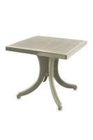 Sto baštenski četvrtasti Orlando 80x80 Moka