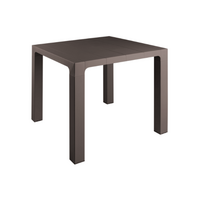 Sto baštenski Orfeo 80x80 Tamno moka