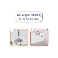 Trostruki podsklop sa prekidačem rastavljiv 3G beli - Slika 4