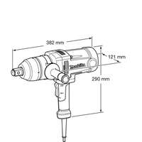 Udarni odvijač 1 inč 1200W 1000Nm Makita TW1000 - Slika 2