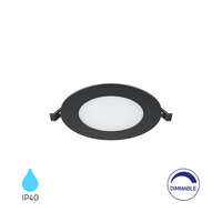 Ugradni LED panel 6W 4INC 3000K crni - Slika 8