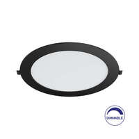 Ugradni LED panel dimabilni 18W 8INC 6500K crni