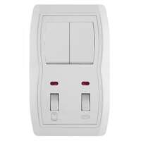 Vertikalna sklopka za kupatilo 16AX/250V (keramika) sa serij. sklopkom 10AX/16AX/250V (plastika) Status