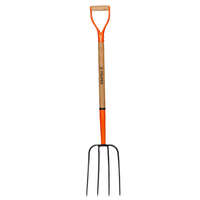 Vile 4 roga sa drvenom drškom D grip TRUPER - Slika 1