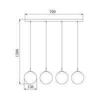 Visilica zlatna 4H-4xG9 - Slika 3