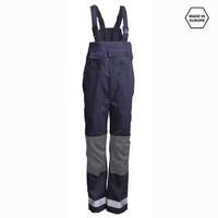 Zaštitne radne farmer pantalone LAWU navy -