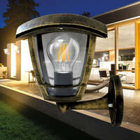 Zidna baštenska svetiljka bronzana E27-IP44 - Slika 2