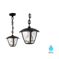 Zidna baštenska svetiljka crna 800mm E27 IP44 - Slika 5