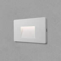 Zidna baštenska svetiljka kvadratna bela 3W 3000K IP65 - Slika 2