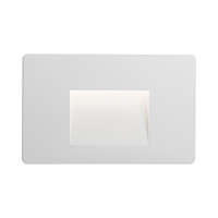 Zidna baštenska svetiljka kvadratna bela 3W 3000K IP65 - Slika 3