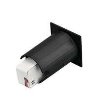 Zidna baštenska svetiljka kvadratna crna 2W 3000K IP65 - Slika 4