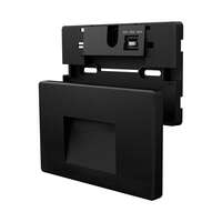 Zidna baštenska svetiljka kvadratna crna 3W 3000K IP65 - Slika 7