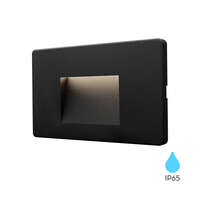 Zidna baštenska svetiljka kvadratna crna 3W 3000K IP65 - Slika 8