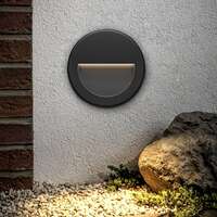 Zidna baštenska svetiljka okrugla bela 3W 3000K IP65 - Slika 9