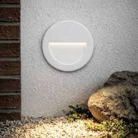 Zidna baštenska svetiljka okrugla bela 3W 3000K IP65 - Slika 8