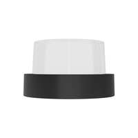 Zidna baštenska svetiljka okrugla crna 15W 3000K IP65 - Slika 4