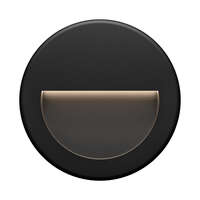 Zidna baštenska svetiljka okrugla crna 3W 3000K IP65 - Slika 3