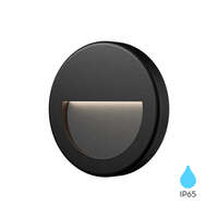 Zidna baštenska svetiljka okrugla crna 3W 3000K IP65 - Slika 7