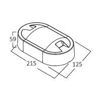 Zidna baštenska svetiljka siva 15W 3000K IP65 - Slika 5
